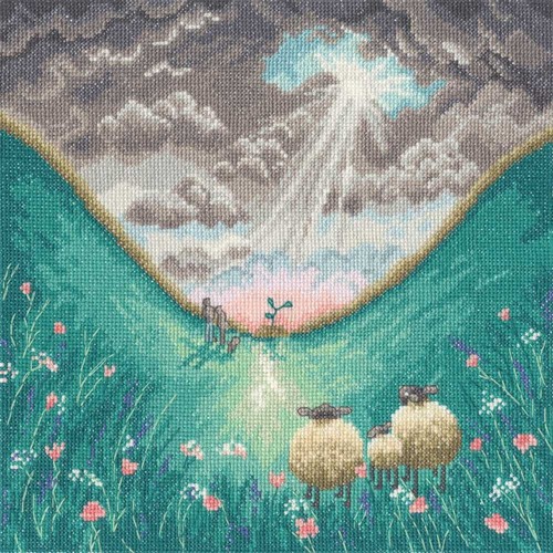 Tree hope cross stitch - of,