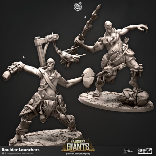 Giant boulder launchers - giant,