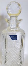Stuart Crystal Beaconsfield Whisky Decanter with Stopper. Never Used.