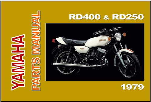 Yamaha parts manual rd400 - parts, &