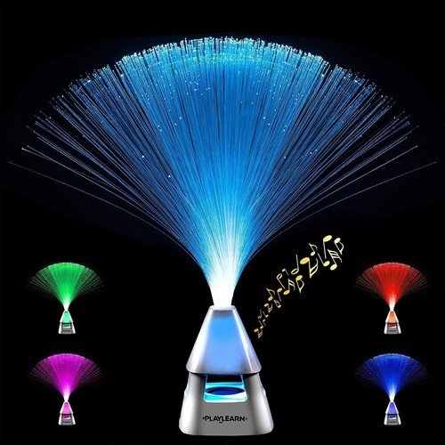 Fibre optic lamp - lamp, with