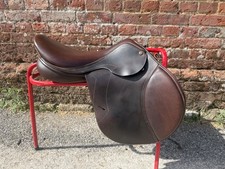17.5” Gen - X Elite Brown Pessoa Jump Saddle