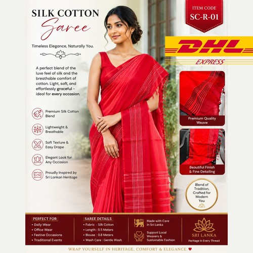 Silk cotton handloom - cotton,