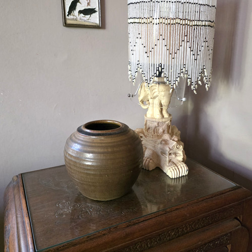 Studio pottery vase - studio,
