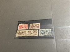 BRITAIN; 1912-20s early GV issues fine used LOT to 5s. Seahorses issues
