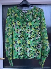 Women's Long Sleeve Blouse Green New Without Tags Size  8