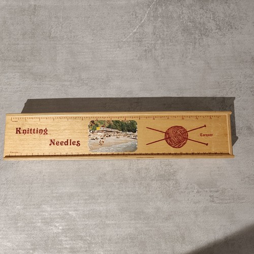 Vintage wooden knitting - vintage,