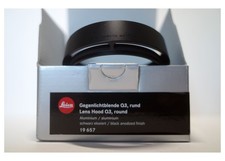 LEICA ROUND LENS HOOD 19657 E49 BLACK FINISH for Q Q-P Q2 Q2M Q3/Q3 43 28’Lux M
