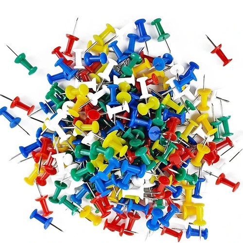 Colours push pins art craft - art,