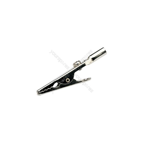 Mercury metal crocodile clip - metal,