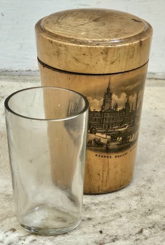 Antique mauchline ware with - antique,