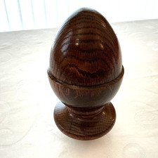 Wooden stair post finial