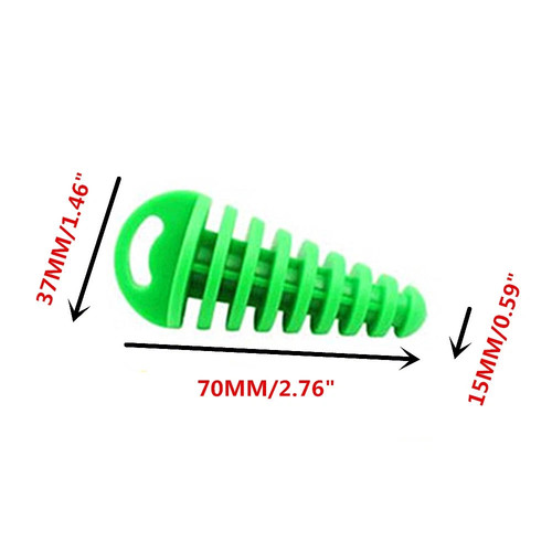 Silencer bung plug wash - wash, pit