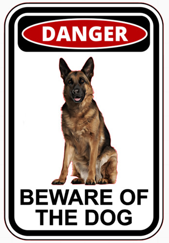 German shepherd beware the - of,