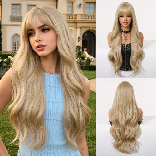 Blonde costume wig - costume, with
