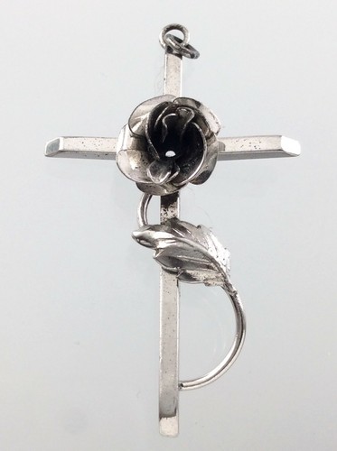 Vintage christian cross metal - christian,