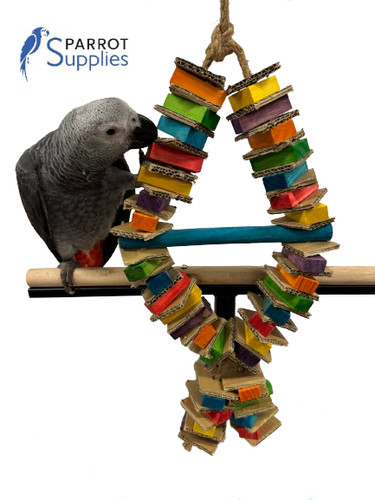 Parrot supplies stacks - supplies, of