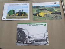 @Quantity of John Deere Harvesting Machinery Brochures @