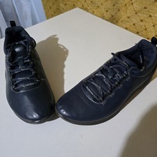 Ecco Biom Natural Motion Classic Soft Leather Comfort Shoes Navy Size EU 36 UK 3