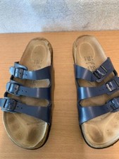 Betula By Birkenstock Florida Triple Strap Slip On Sandals Size UK 7 (40) 26 CM