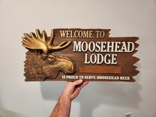 Vintage Moosehead Beer Sign