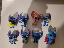 Stitch action figures/cake toppers x8