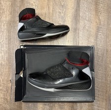 Nike Air Jordan 20 XX Retro Stealth 2015 Black Red Size 12 Sneakers 310455-022