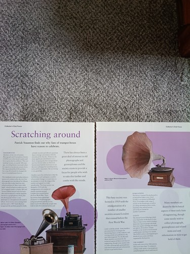 Gramaphones old magazine