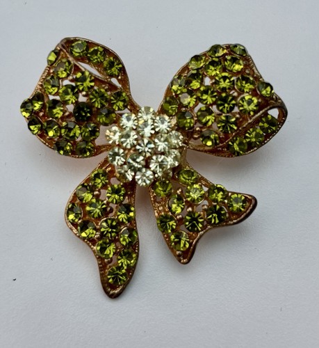 Ciro green crystal brooch - ciro,