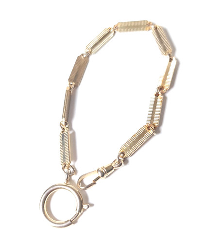Vintage pocket watch chain fob - chain,
