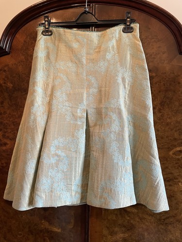 Daks blue beige floral - blue,