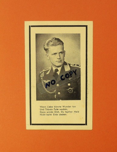 Ww2 german death - german, card