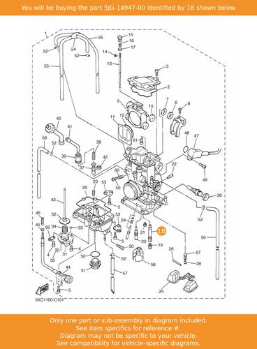 Yamaha nozzle main - yamaha, nozzle,
