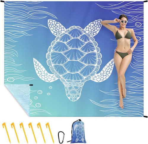 Beach blanket large mat - large,