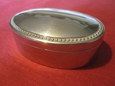 Vintage Oval Trinket Box w/
