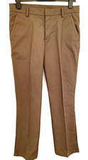 J LINDEBERG GOLF KHAKI MICRO TWILL STRETCH WATER REPELLENT GOLF TROUSERS 32/34