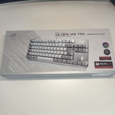 ASUS Rog Strix Scope NX TKL Moonlight White Keyboard  Red switches