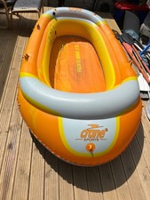 Inflatable two seated kayak  boat, oars, 1.20 x 2.60m