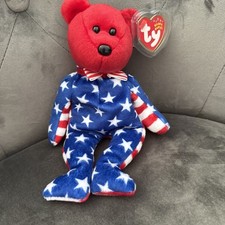 Ty Beanie Baby Liberty (red