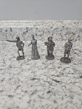 Lot Of 4 Fine Pewter Franklin