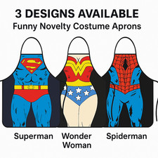 Superhero Apron Kitchen Chef