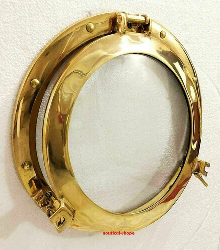 Canal boat porthole window - boat, porthole-window