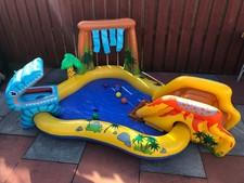 INTEX Inflatable Pool Swimming Paddling Dinosaur Play Centre 57444NP