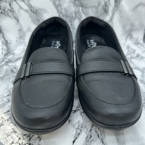 Hotter black leather clay - hotter,