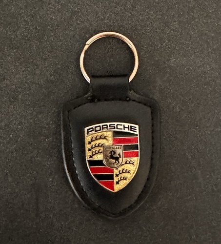 Genuine porsche crest - porsche, black