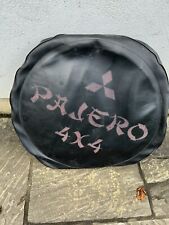 Genuine Mitsubishi Pajero Black 4x4 wheel cover rear spare tyre wheelcover