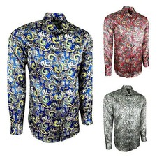 MENS PAISLEY SATIN SILK FEEL