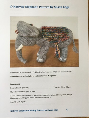 New nativity elephant - new,