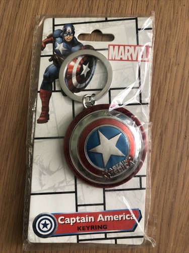Captain america shield keyring - america,