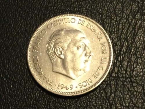 Spain pesetas 1949 - spain, franco